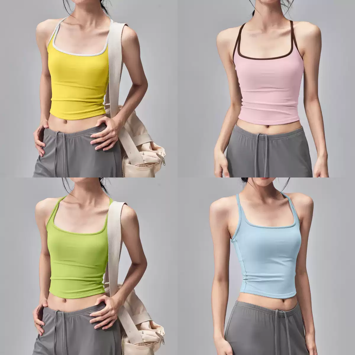Pilates Yoga Wrap Top - Women's Push-Up Sports Bra & Pilates