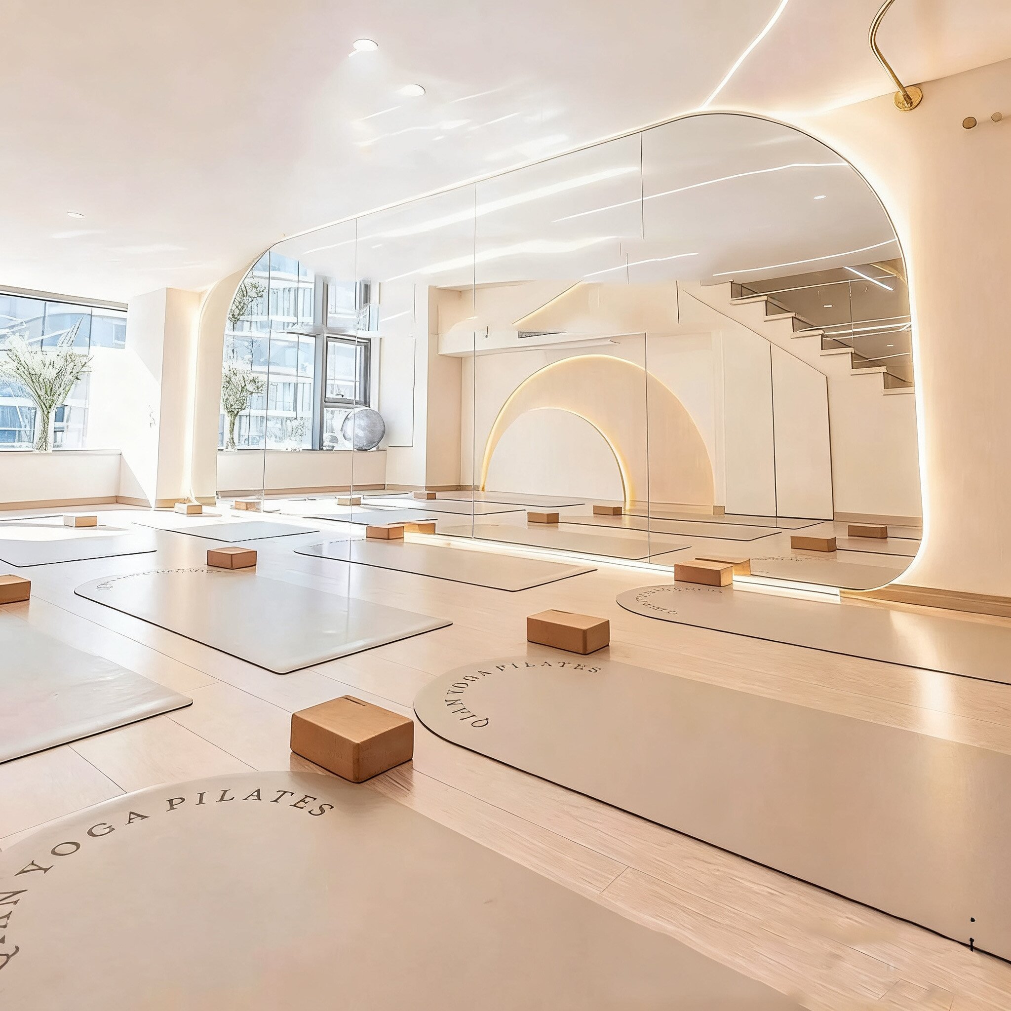 Custom Logo Printed Arch Yoga  - مراجعة Pilates Yoga Logo وسعره