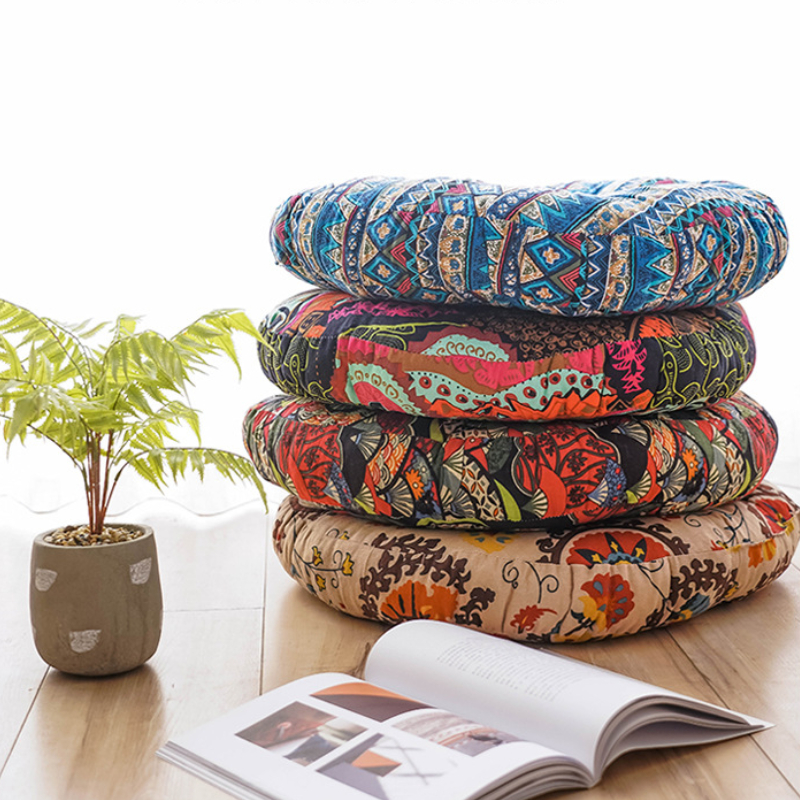 Round Floor Cushion Pillow Thi - مراجعة Pilates Yoga Machine وسعره