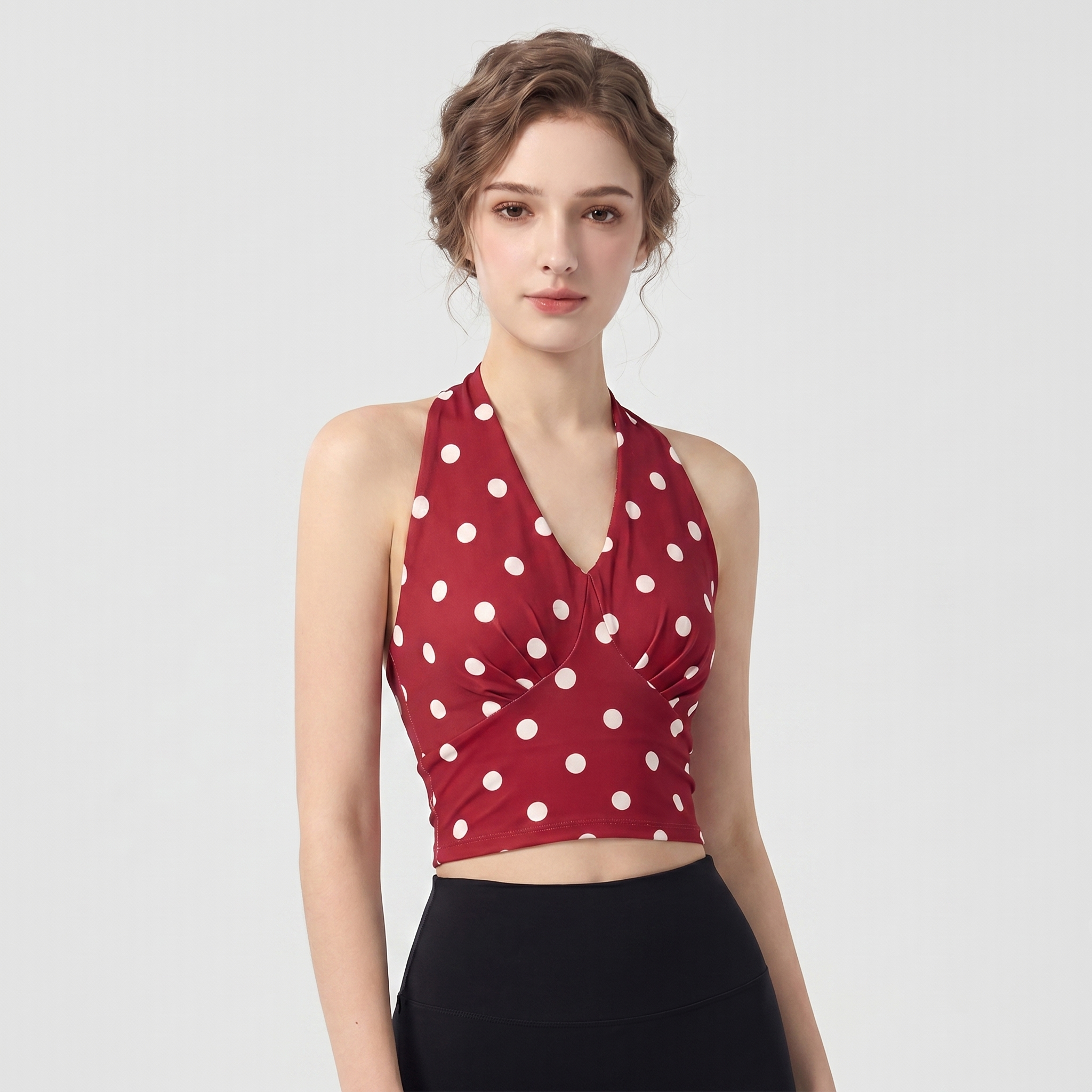 Women's Comfortable Sports Bra - مراجعة Pilates Yoga Wrap Top وسعره