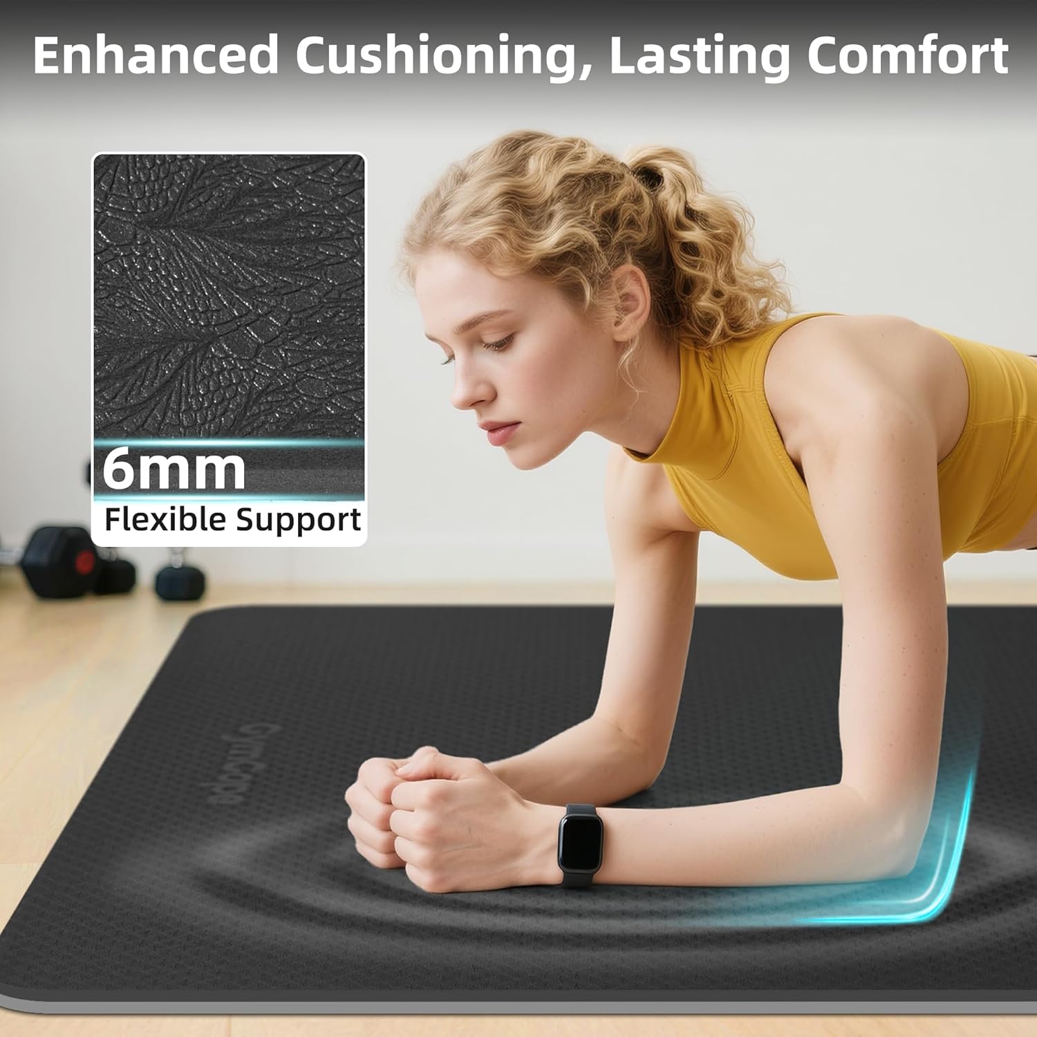 Extra Large Yoga Mat 72x48 or  - مراجعة Pilates Yoga Or Gym وسعره