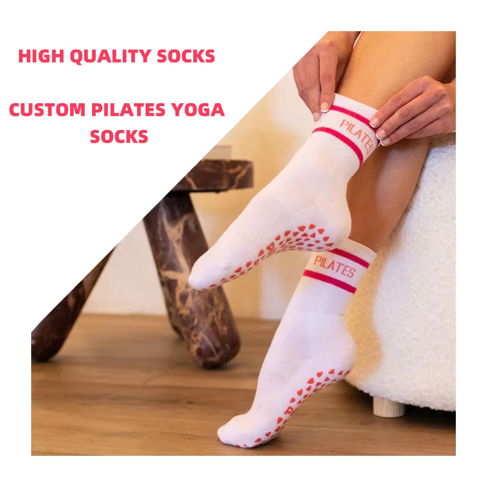Customised Women Girl     slip - مراجعة Pilates Yoga Logo وسعره