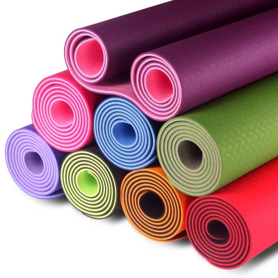 Custom Print Logo TPE Yoga Mat - مراجعة Pilates Yoga Logo وسعره