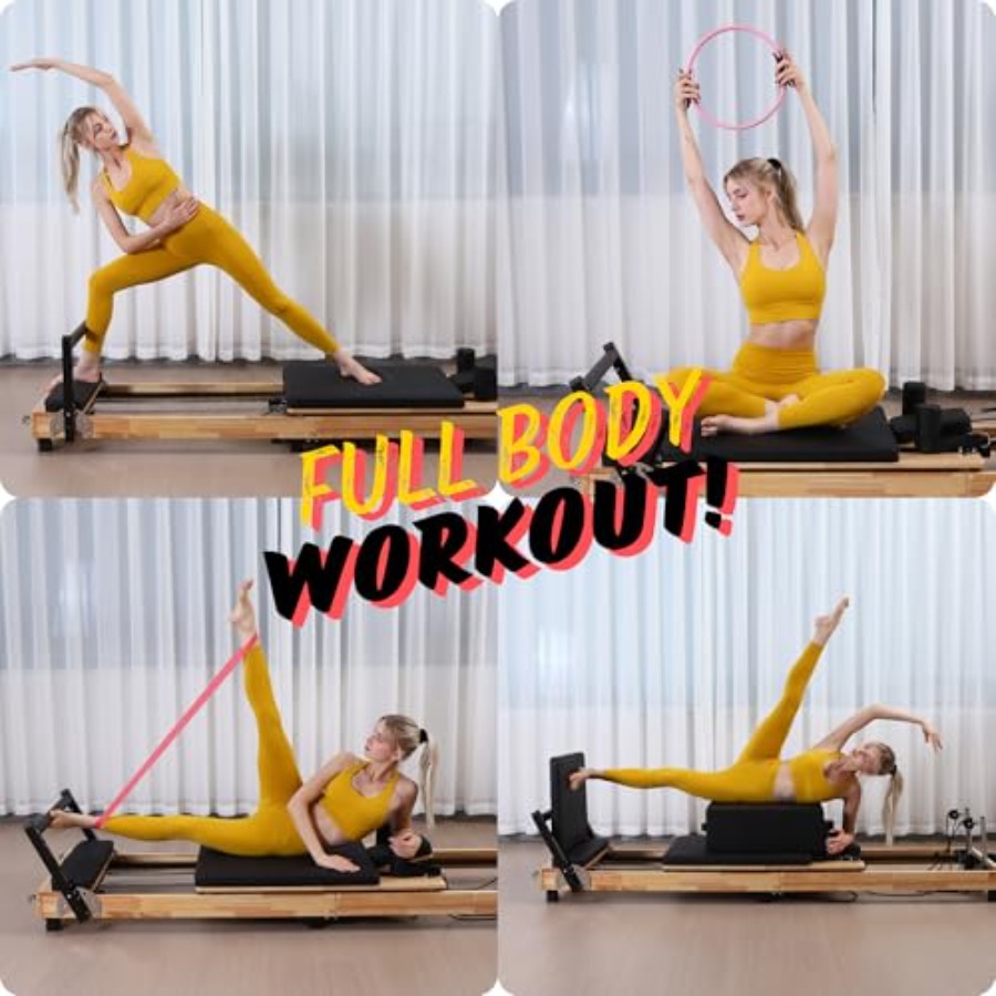 MAX4.0 Pilates Reformer Wood H - مراجعة Pilates Yoga Home وسعره