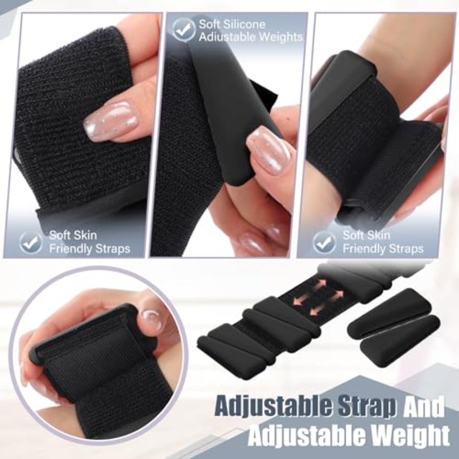 Adjustable Silicone Wrist Ankl - مراجعة Pilates Yoga Home وسعره