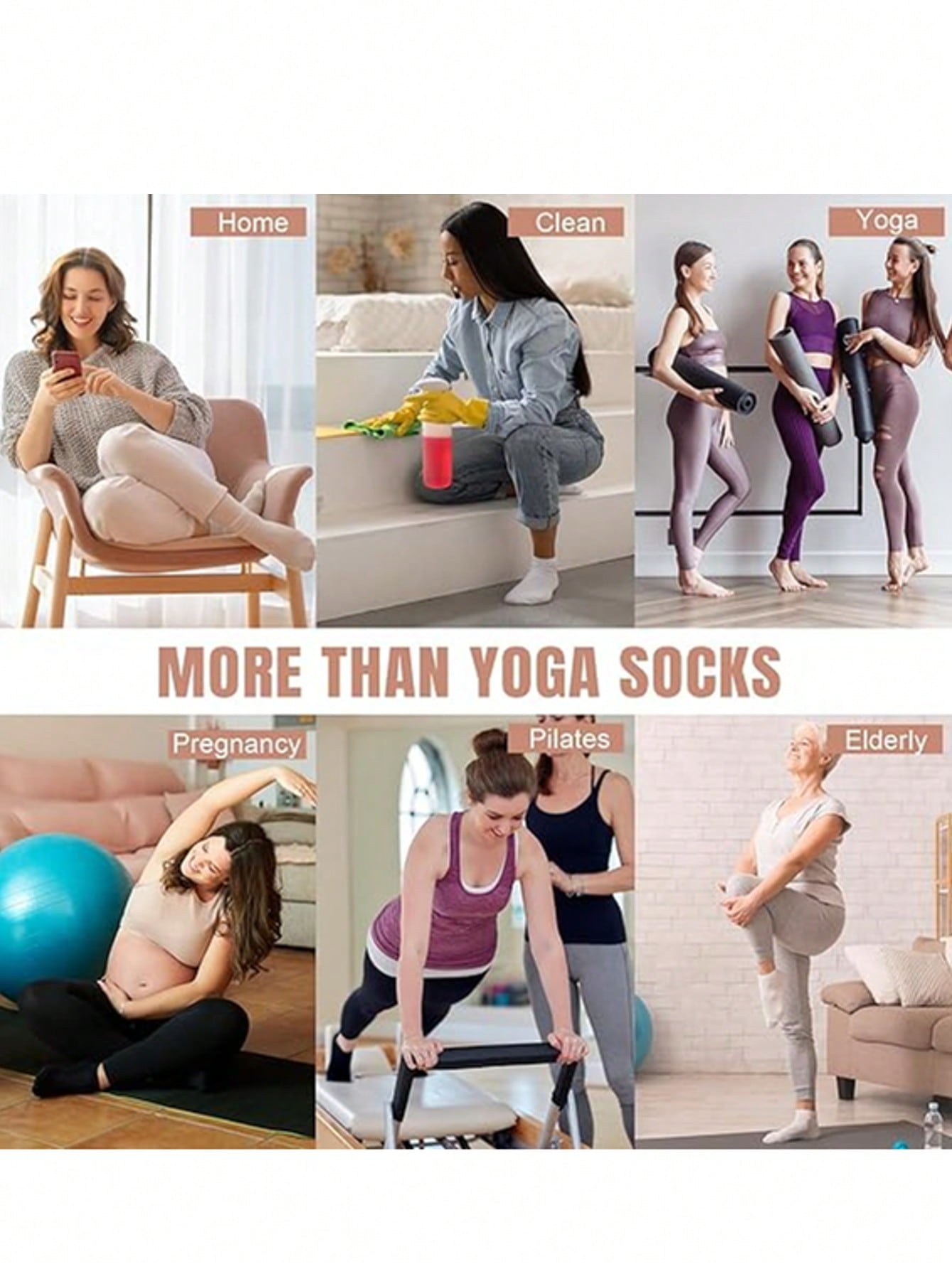 Anti-slip grip women pilates s - مراجعة Pilates Yoga Nice وسعره