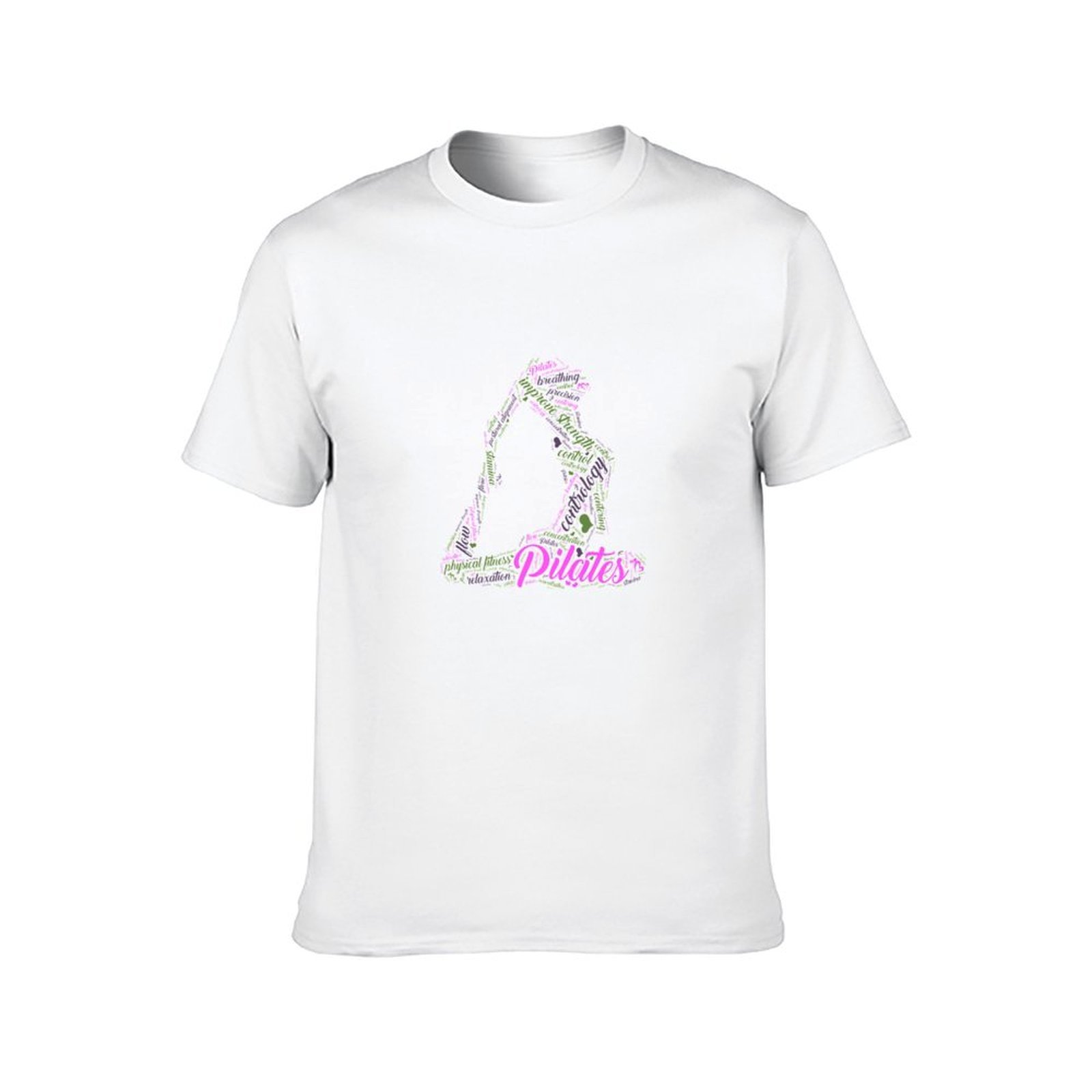 Womens Fun Word Cloud and Cute - مراجعة Pilates Yoga Class وسعره