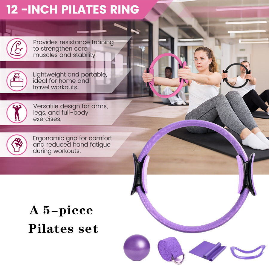 Customized LOGO 5-Piece Home G - مراجعة Pilates Yoga Logo وسعره
