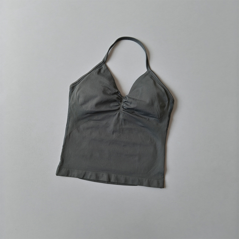 Women's Halter Neck Sports Top - مراجعة Pilates Yoga Wrap Top وسعره