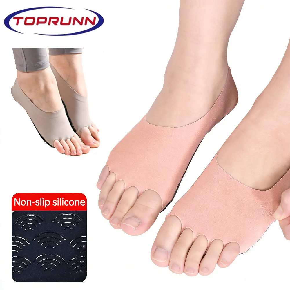 1Pair Toeless Yoga Socks for W - مراجعة Pilates Yoga Home وسعره