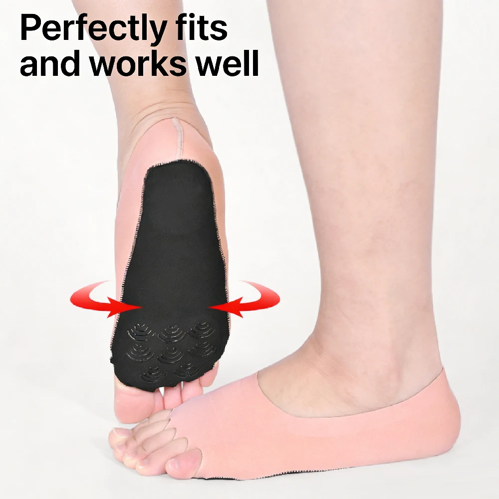 1Pair Toeless Yoga Socks for W - مراجعة Pilates Yoga Home وسعره