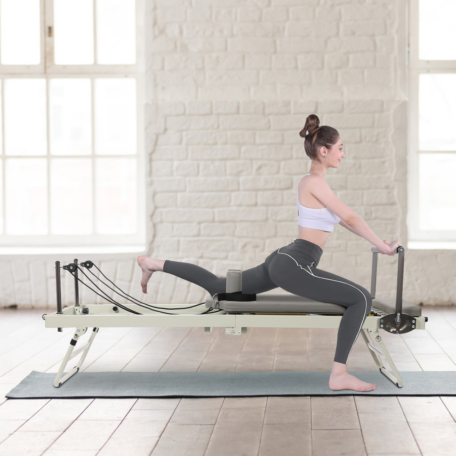Pilates Reformer, Foldable Ref - مراجعة Pilates Yoga Shoes وسعره