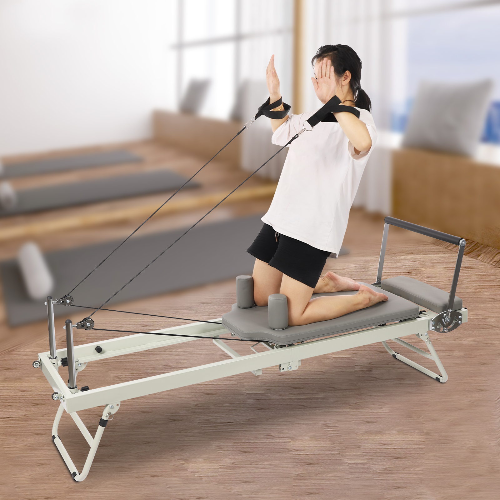 Pilates Reformer, Foldable Ref - مراجعة Pilates Yoga Shoes وسعره