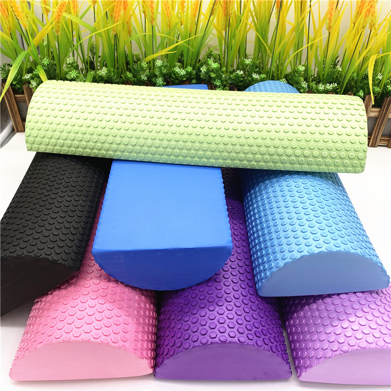 30/45cm Half Round EVA Massage - مراجعة Pilates Yoga Shoes وسعره