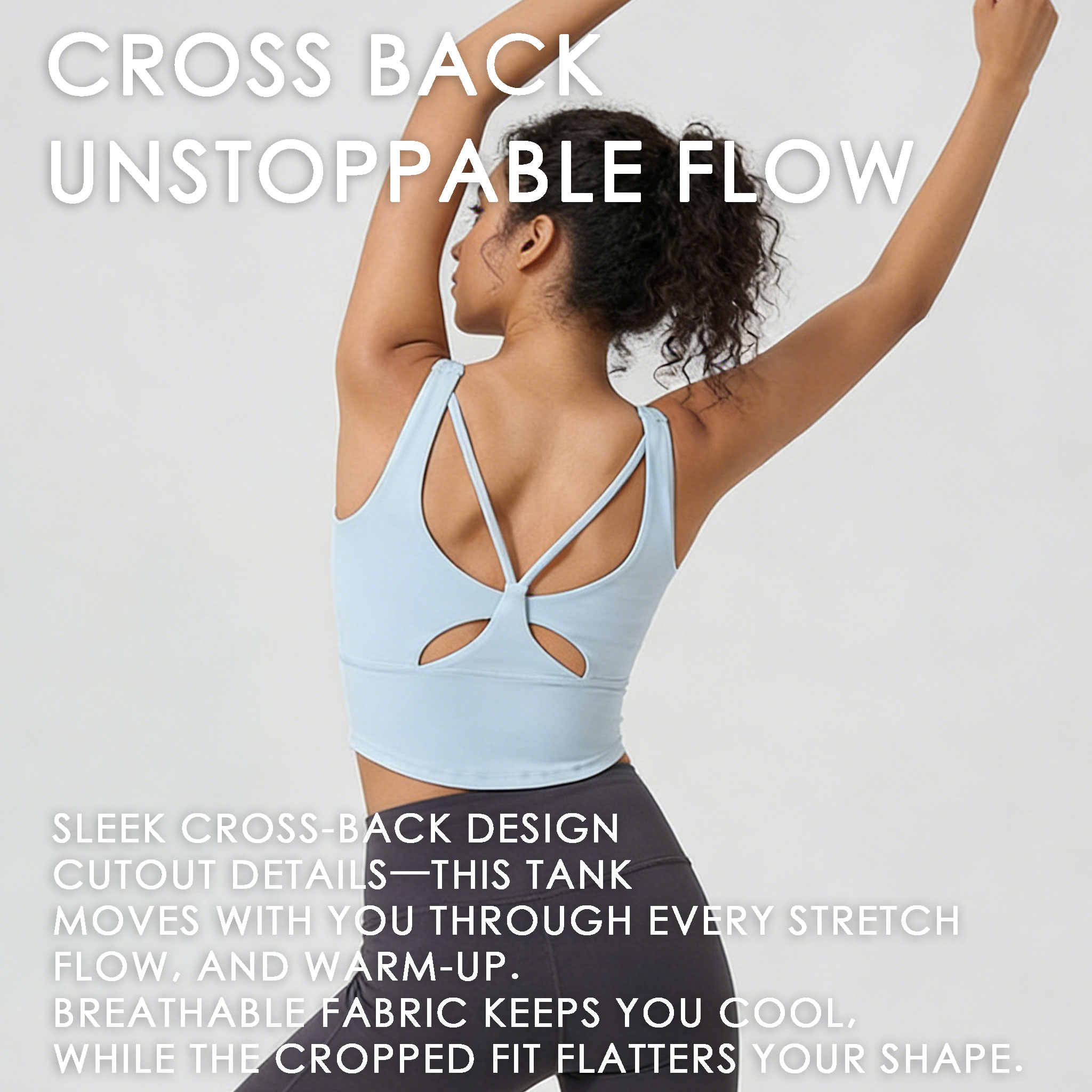 Women's Fixed Cup Yoga Sports  - مراجعة Pilates Yoga Wrap Top وسعره