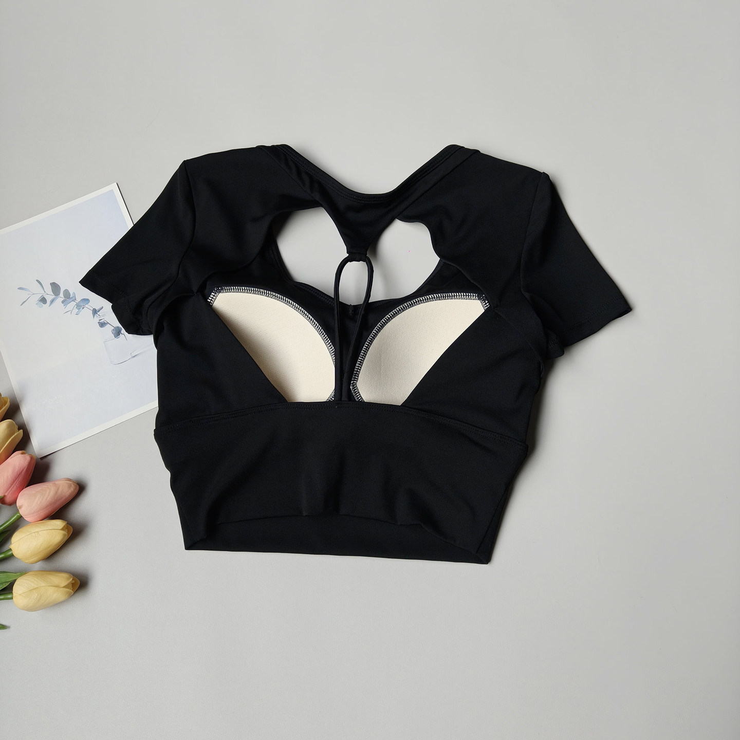 Women's Pilates Training Fitne - مراجعة Pilates Yoga Wrap Top وسعره