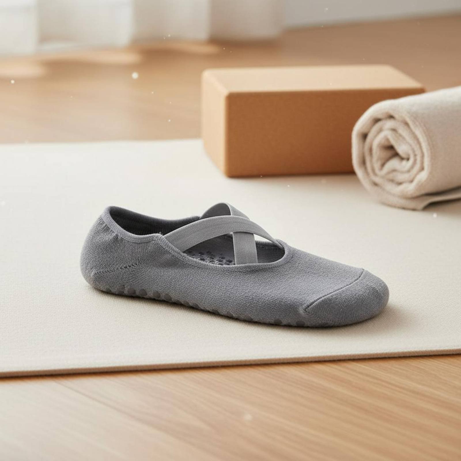 Non Slip Fitness Socks Breatha - مراجعة Pilates Yoga Home وسعره