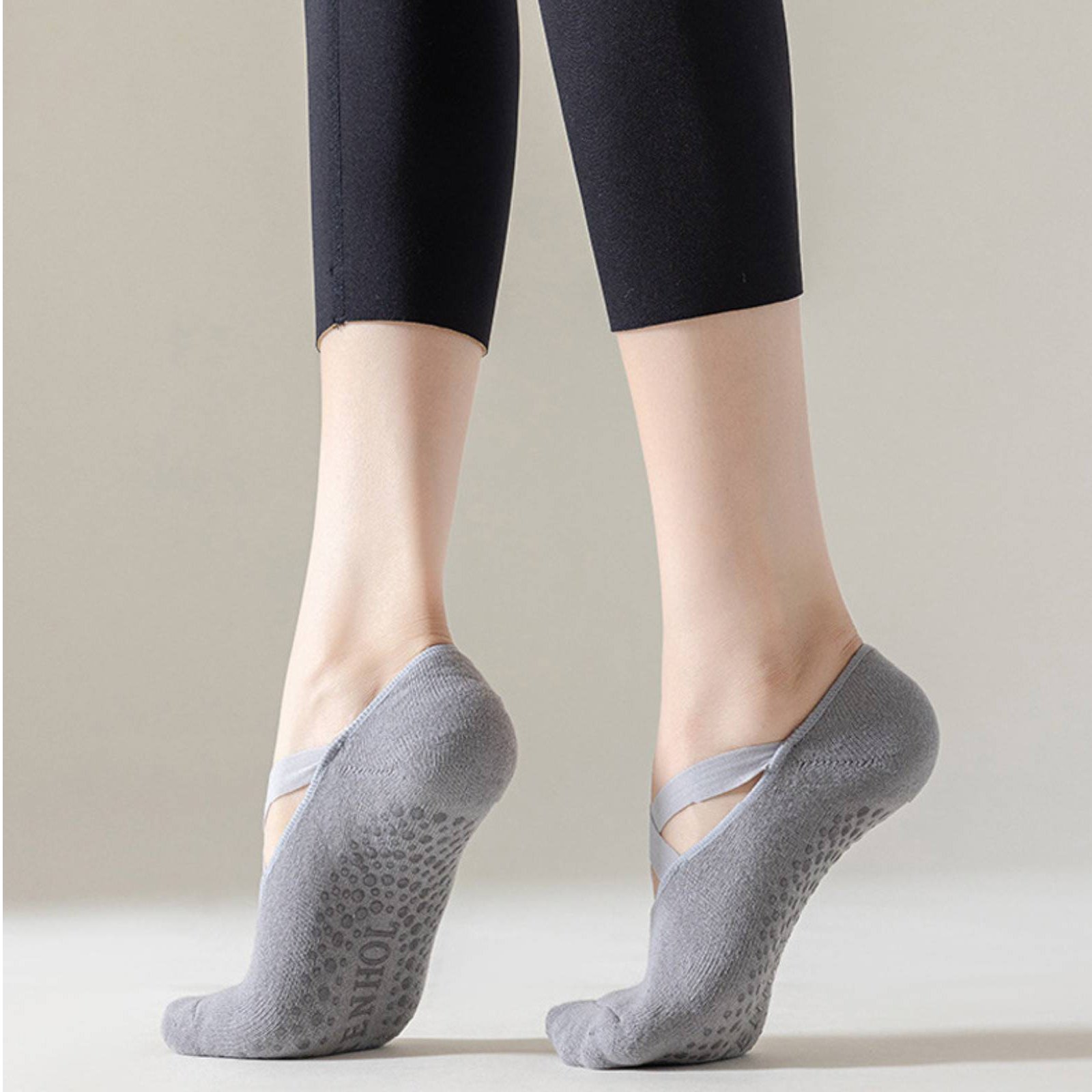 Non Slip Fitness Socks Breatha - مراجعة Pilates Yoga Home وسعره