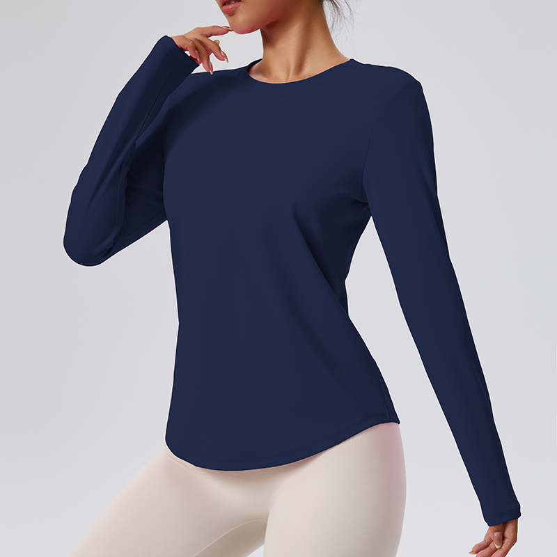 Women's Round Neck Fitness Yog - مراجعة Pilates Yoga Wrap Top وسعره