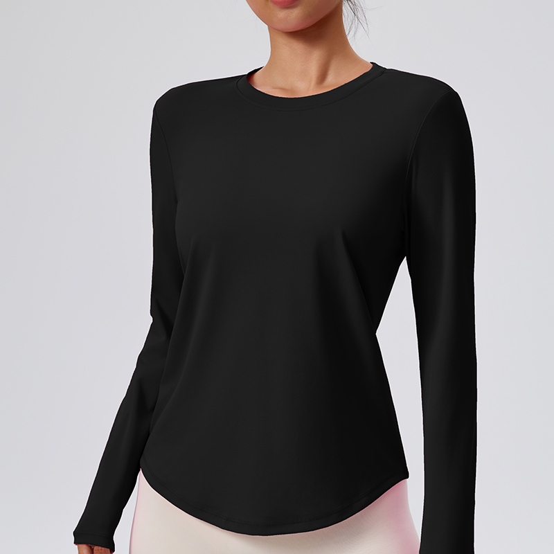 Women's Round Neck Fitness Yog - مراجعة Pilates Yoga Wrap Top وسعره
