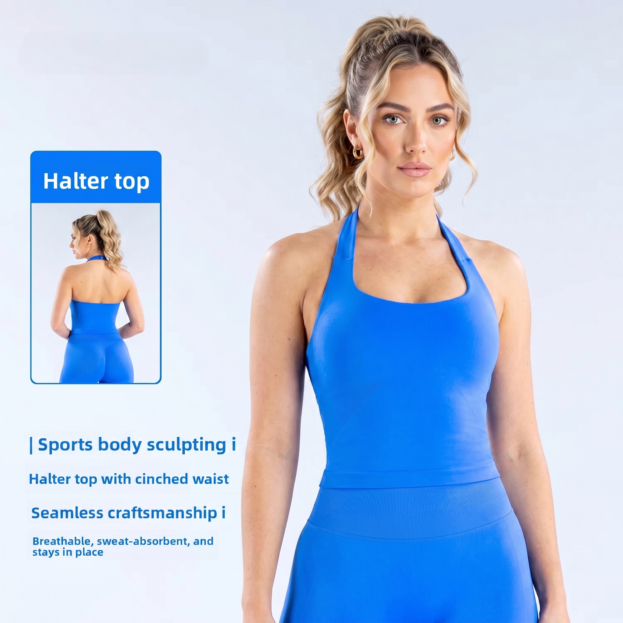 DenyfFitness Halter Top Woman  - مراجعة Pilates Yoga Wrap Top وسعره
