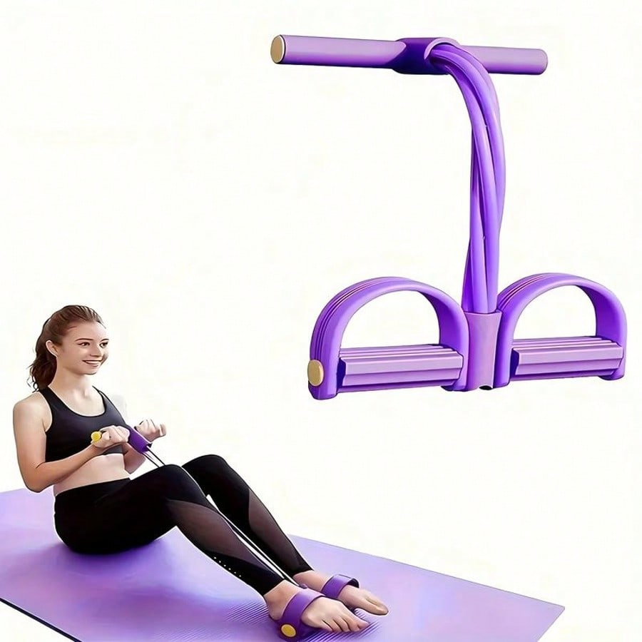 Abdominal Foot Pedal Puller Si - مراجعة Pilates Yoga Home وسعره