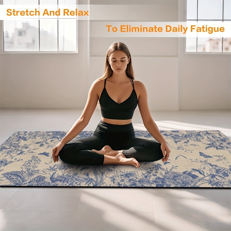VIKAMA Vintage Floral Yoga Mat - مراجعة Pilates Yoga Or Gym وسعره