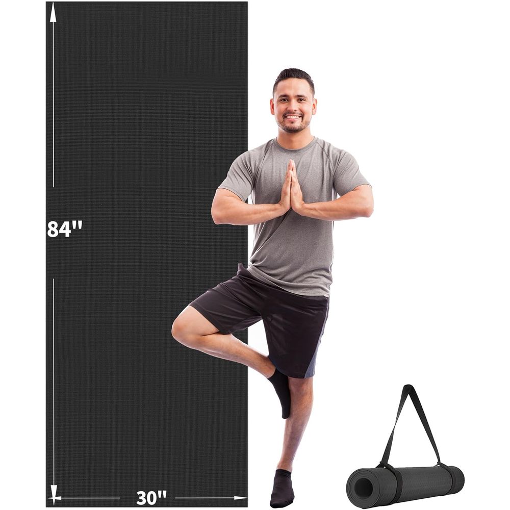 Extra Large Yoga Mat for Men & - مراجعة Pilates Yoga Or Gym وسعره