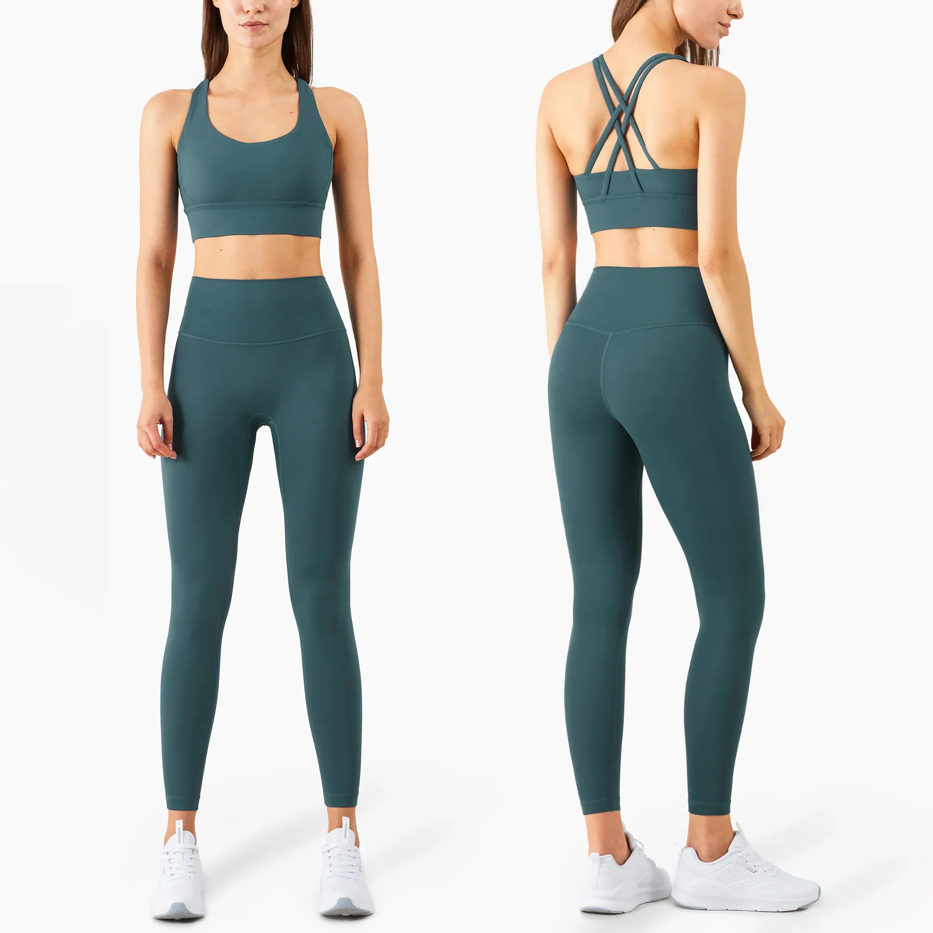Summer New 2 Piece Yoga Clothe - مراجعة Pilates Yoga Wrap Top وسعره