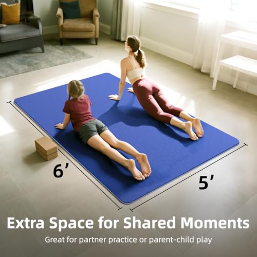 Extra Large Yoga Mat 72x48 or  - مراجعة Pilates Yoga Or Gym وسعره
